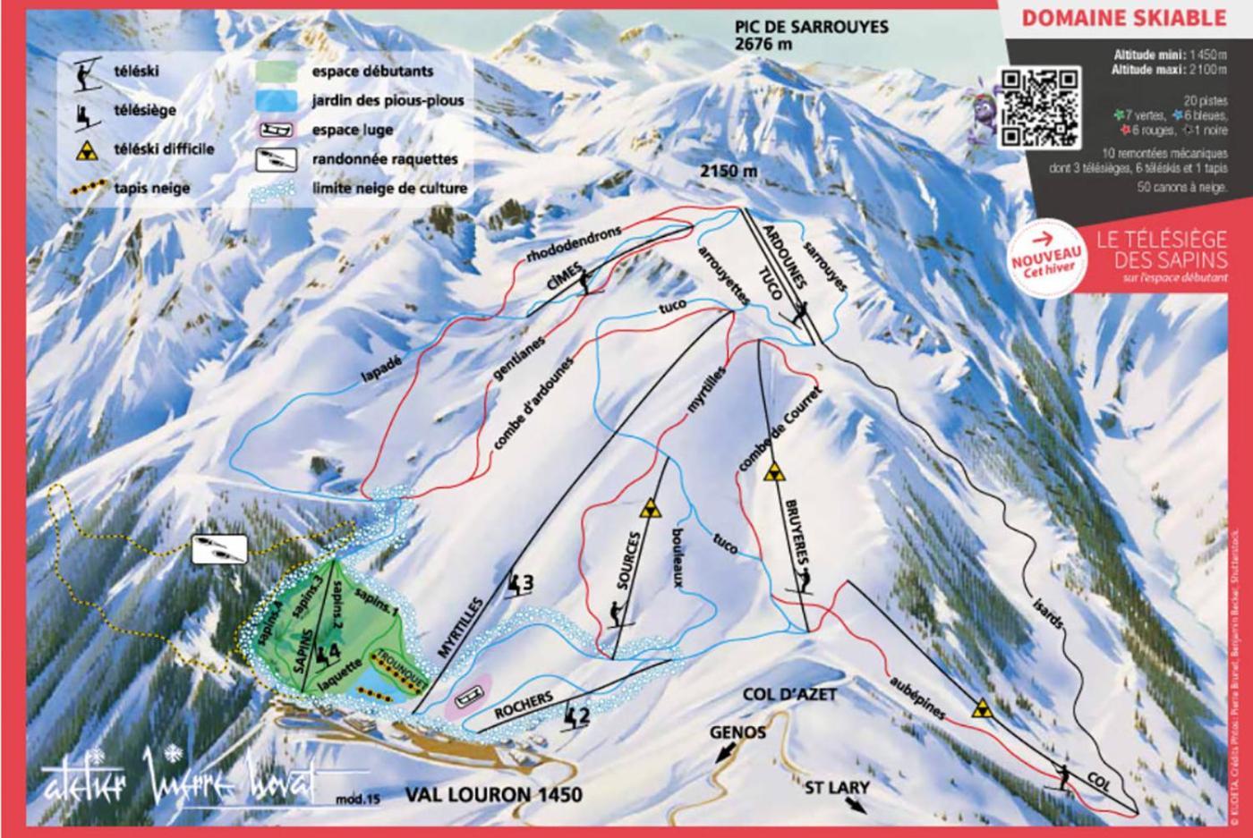 Ferienwohnung Les Gourgs Blancs - 80M Des Pistes - 6 Personnes Génos Exterior foto